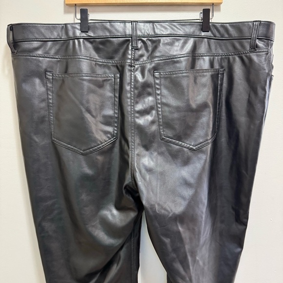 Abercrombie & Fitch The Skinny High Rise Faux Leather Pants Size 37 = Size 24 - Picture 8 of 12